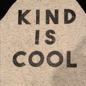 Kind is Cool baseball tee